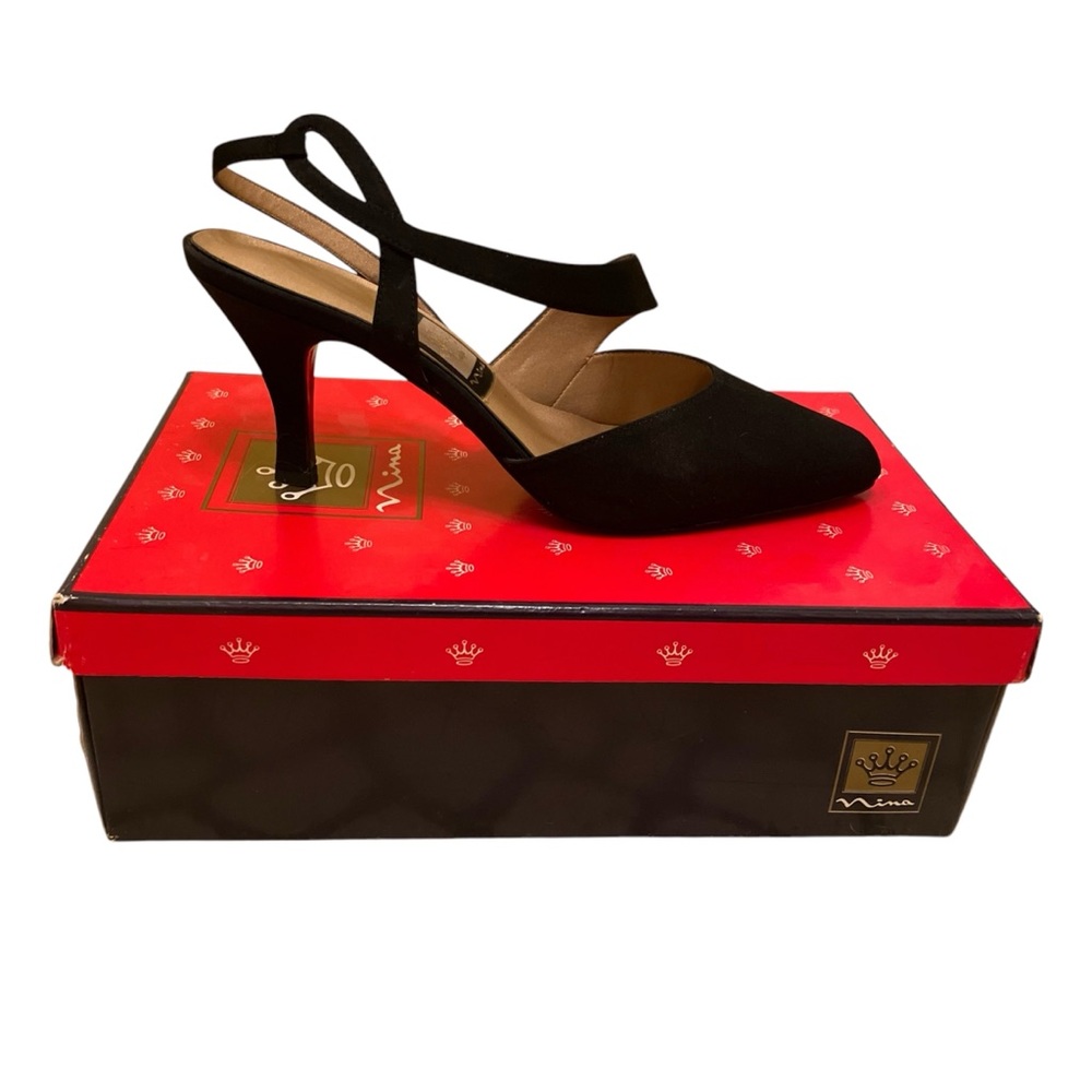Nina Black Women's Vintage Heels